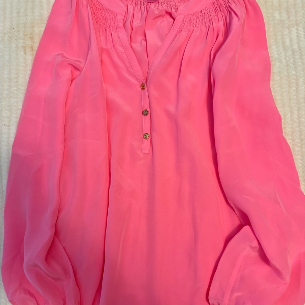 Lilly Pulitzer Pink Blouse